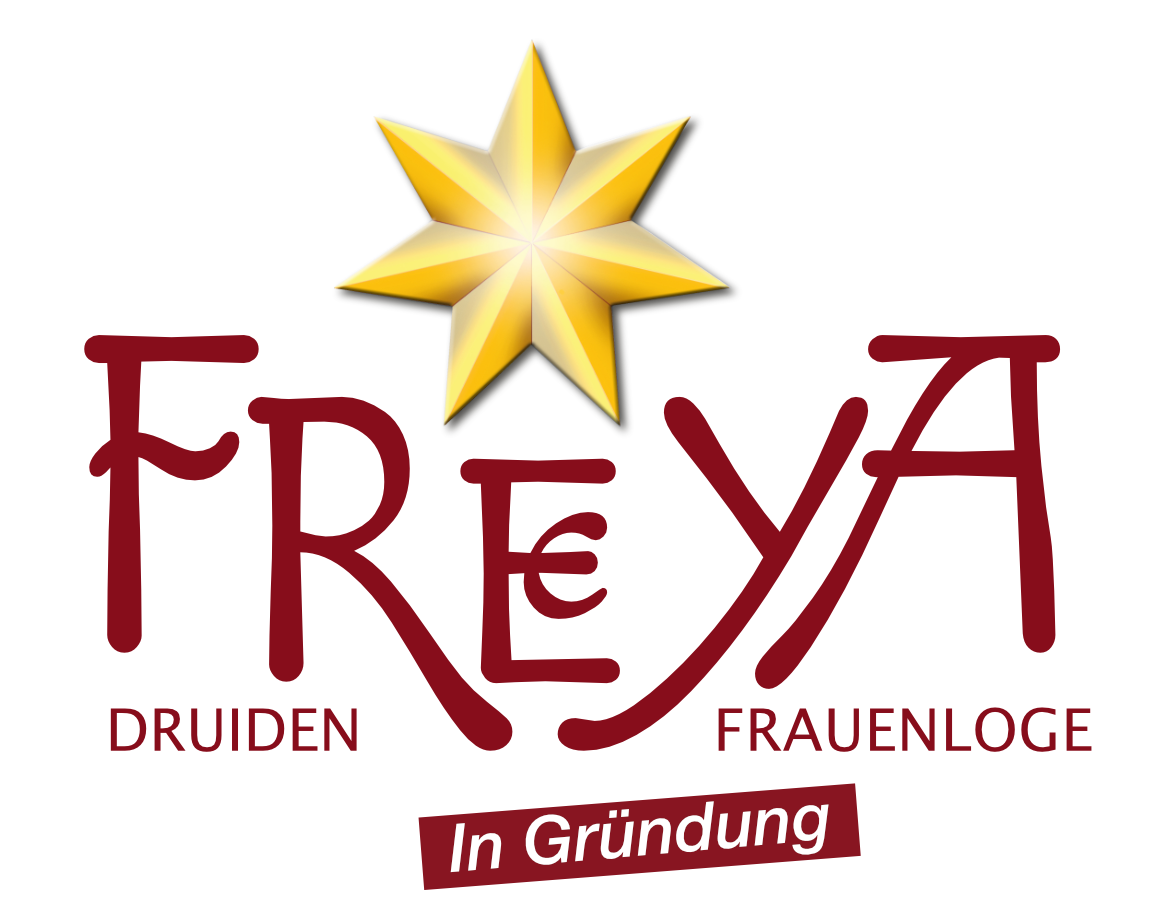 Freya Loge Logo goldener Stern weiss Grundung